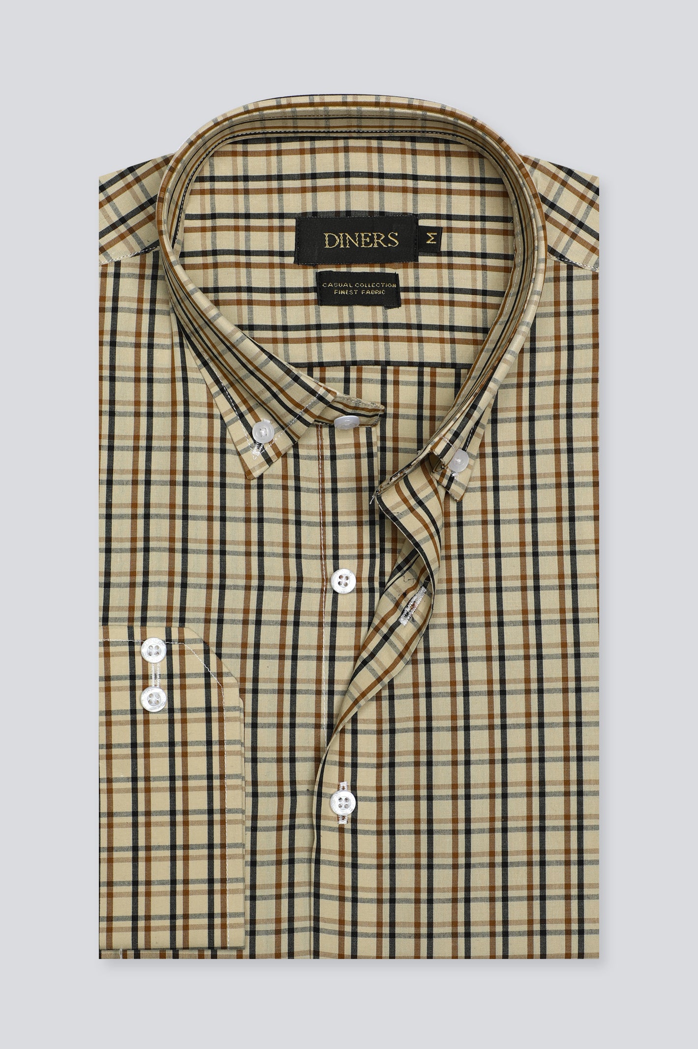 Multicolor Tattersall Check Casual Shirt From Diners