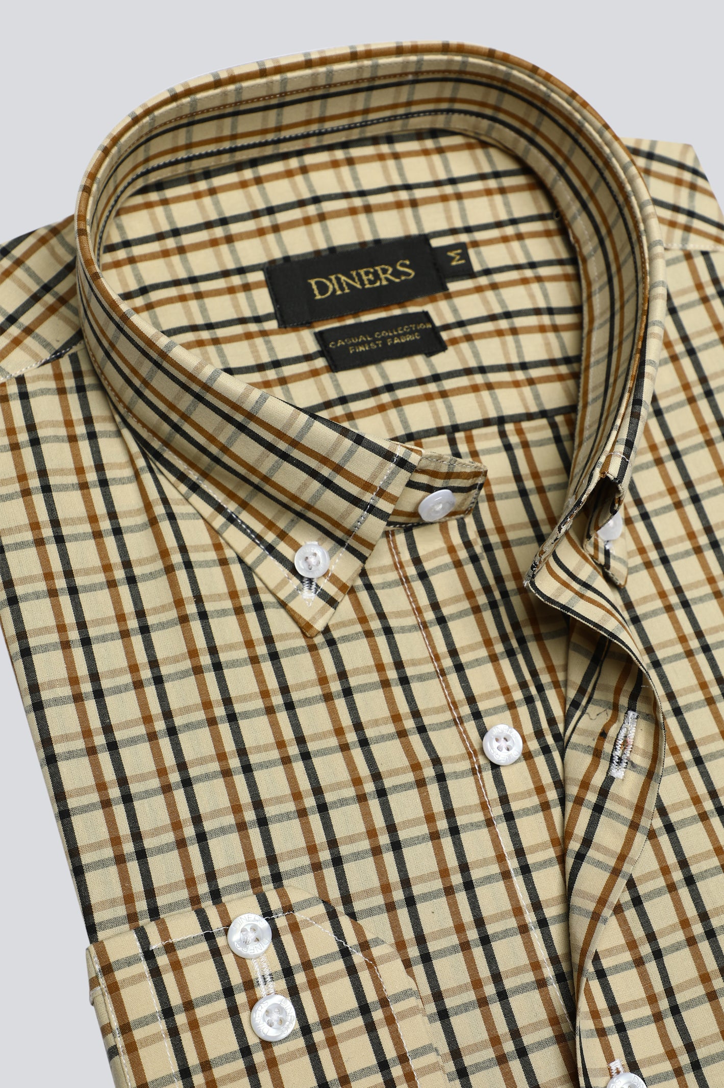 Multicolor Tattersall Check Casual Shirt From Diners