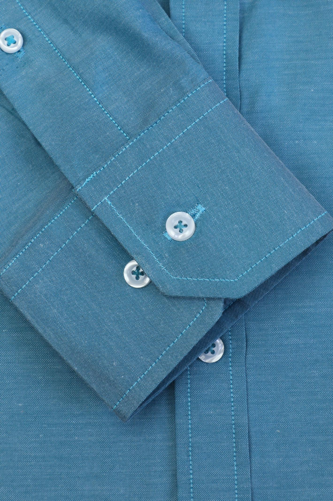 Aqua Textured Casual Shirt From Diners