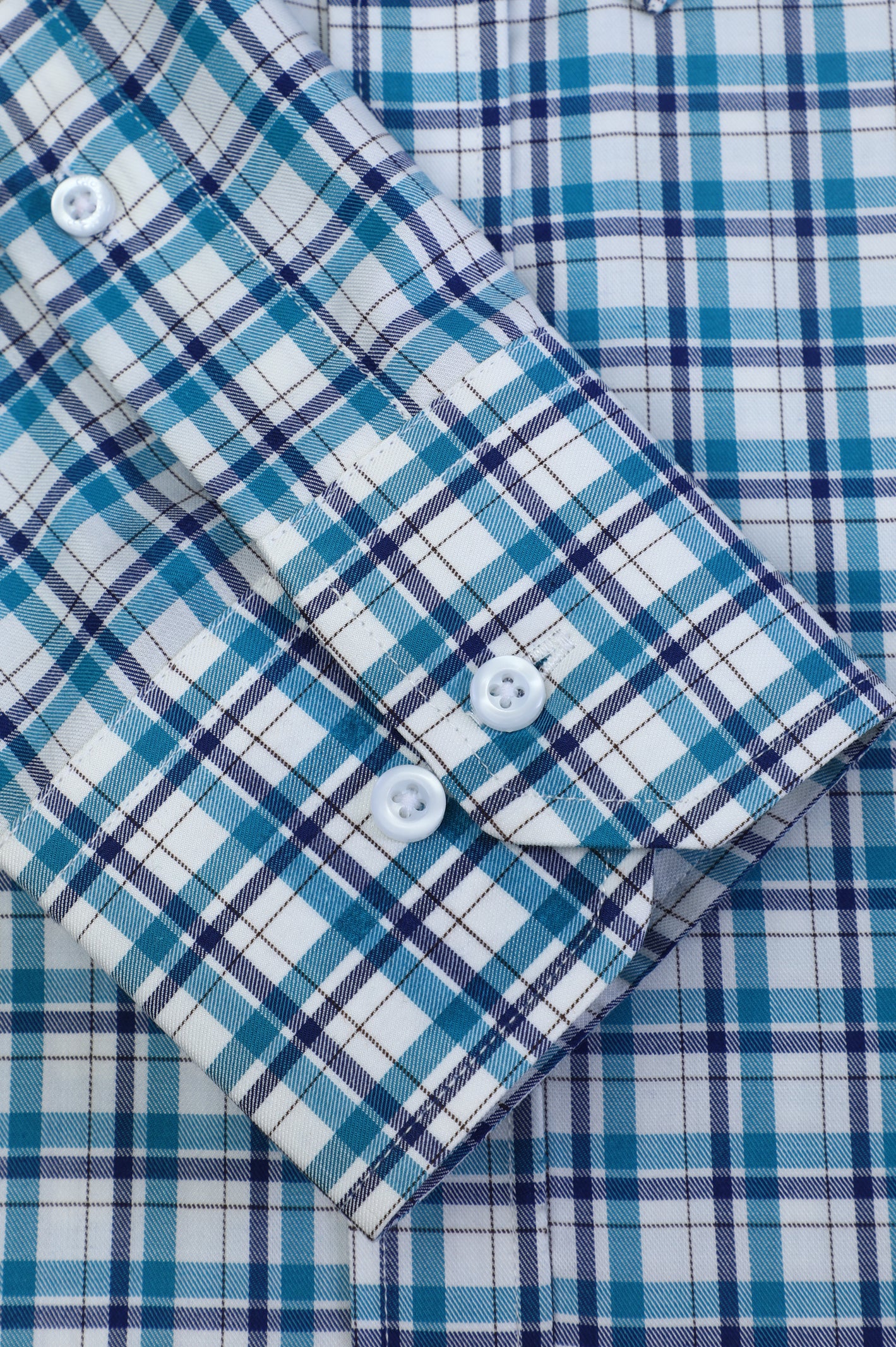 Multicolor Plaid Check Casual Shirt From Diners