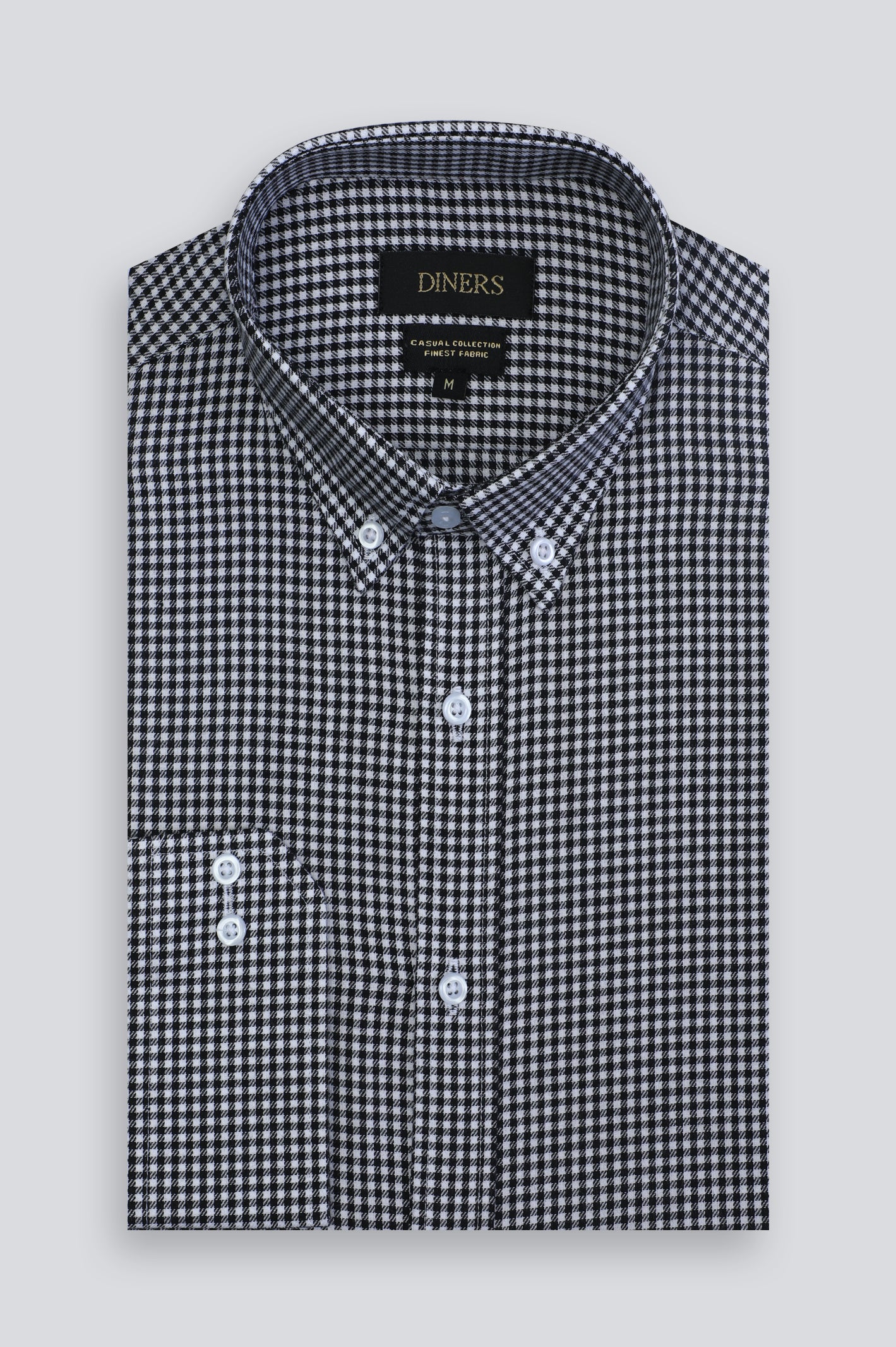 Multicolor Mini-Check Casual Shirt From Diners