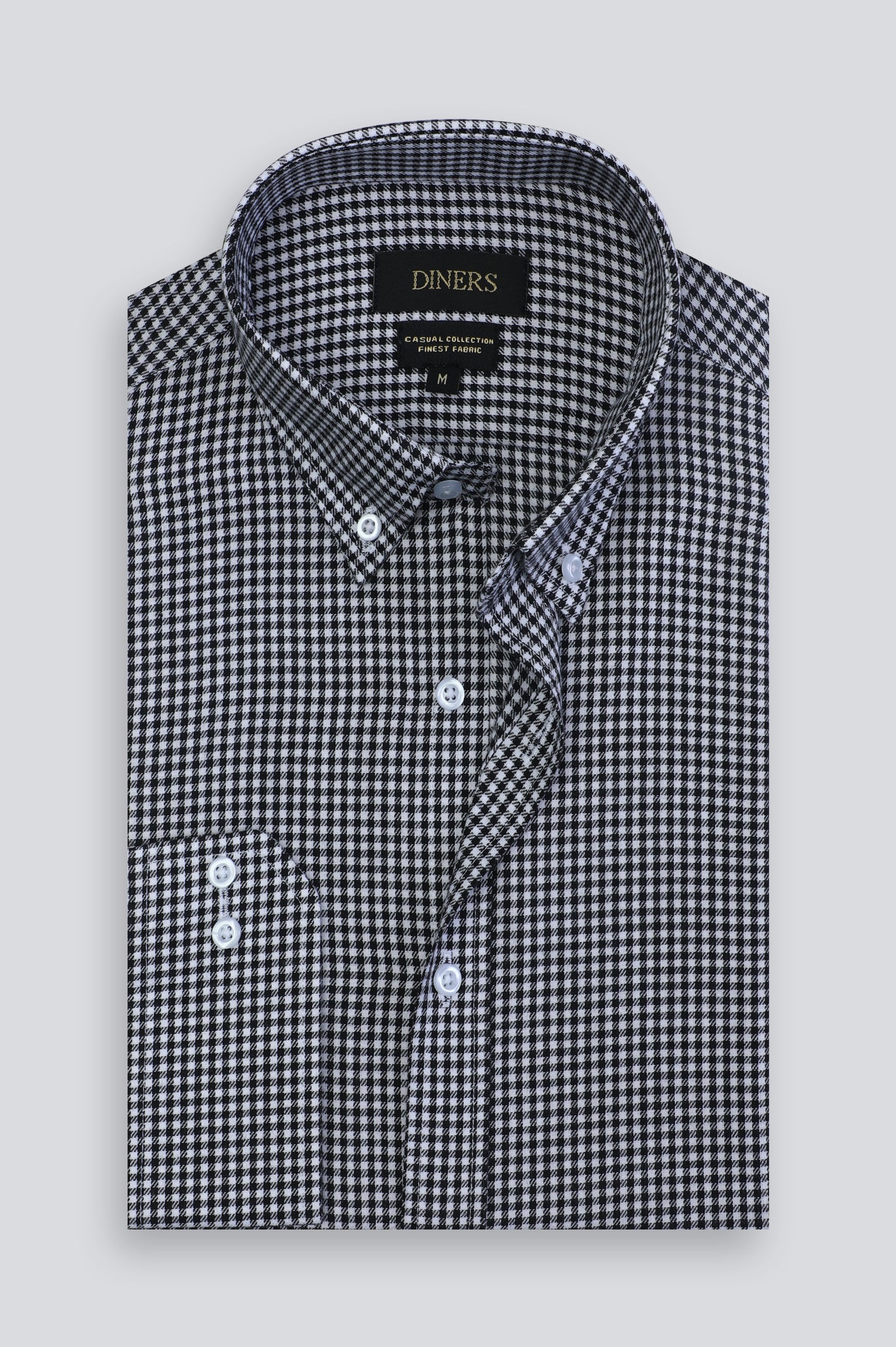 Multicolor Mini-Check Casual Shirt From Diners