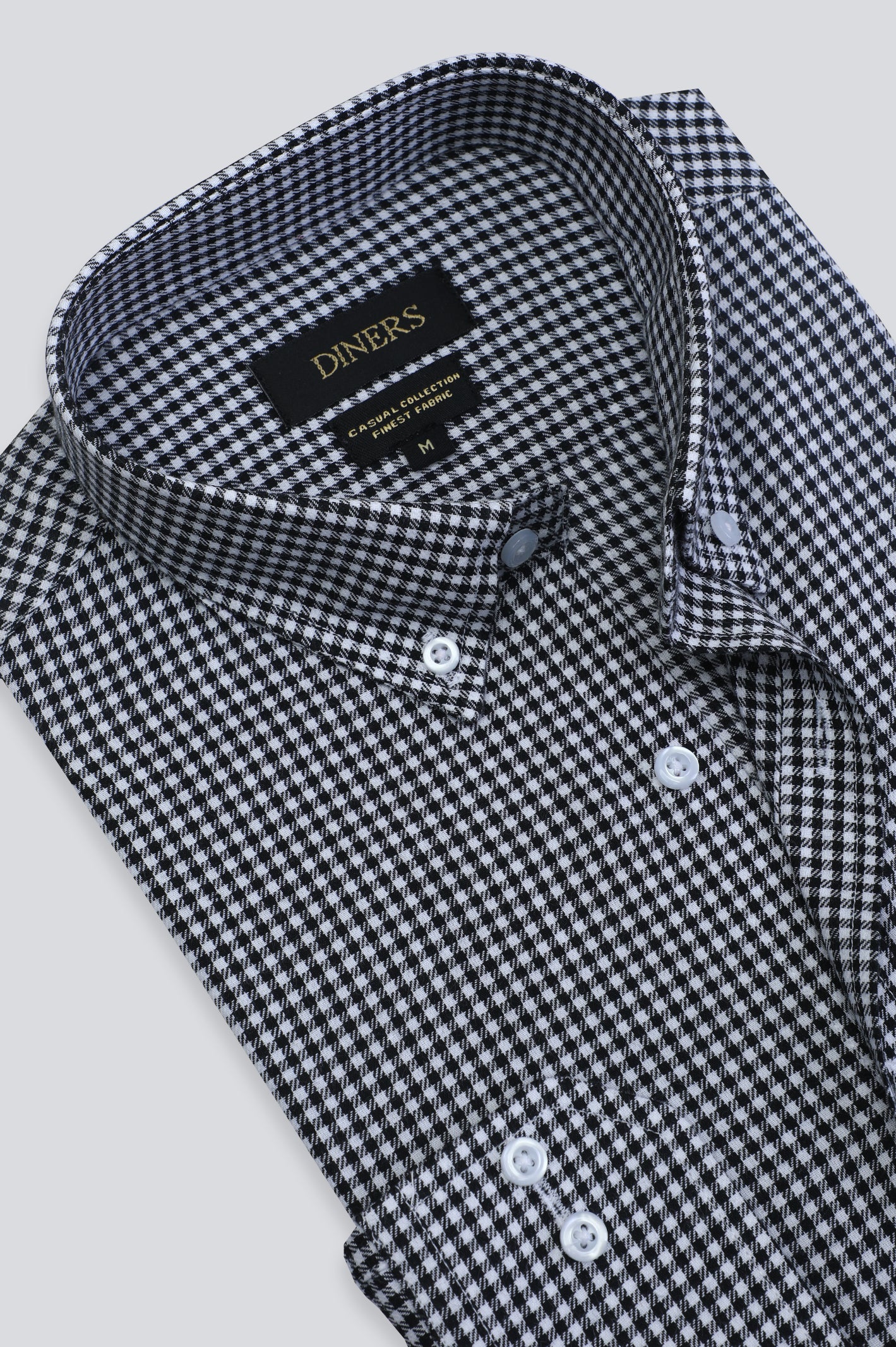 Multicolor Mini-Check Casual Shirt From Diners