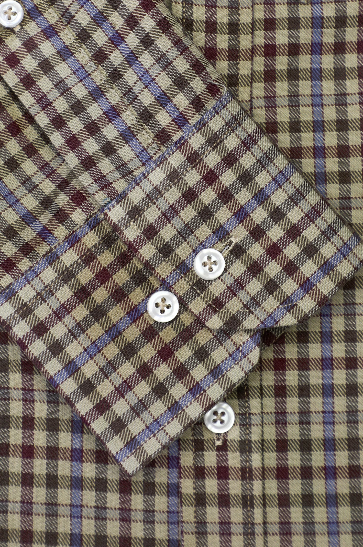 Multicolor Gingham Check Casual Shirt For Men From Diners