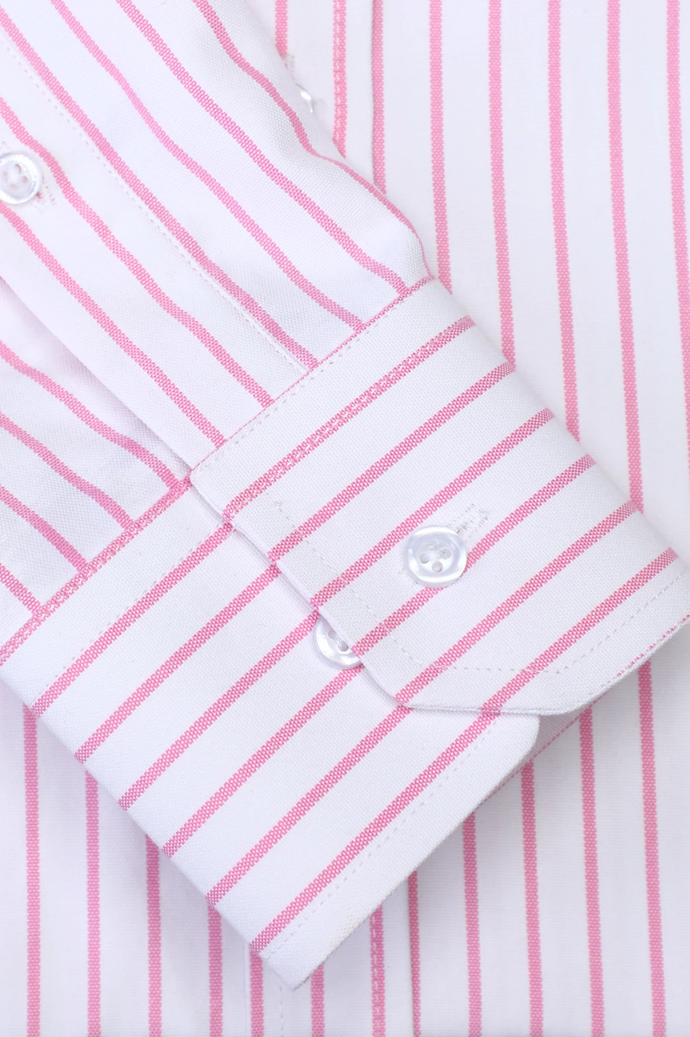 Pink Pinstripe Casual Shirt For Men From Diners