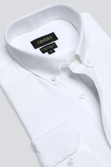 White Plain Casual Shirt