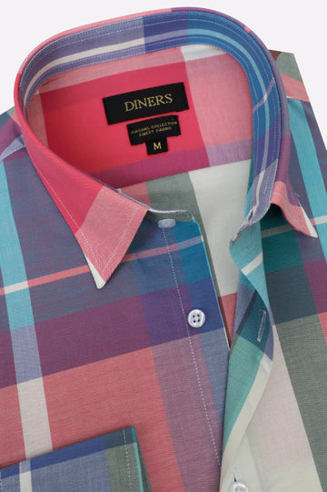 Multicolor Check Casual Shirt