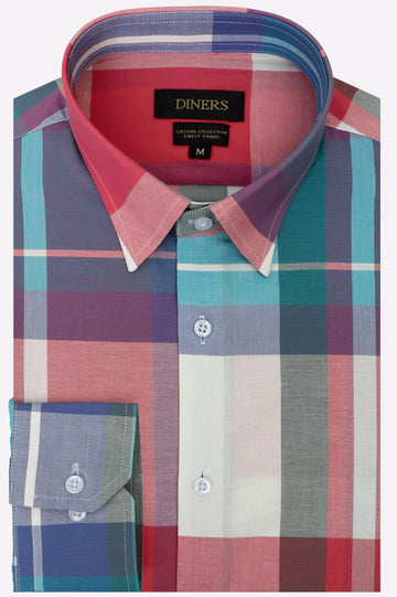 Multicolor Check Casual Shirt