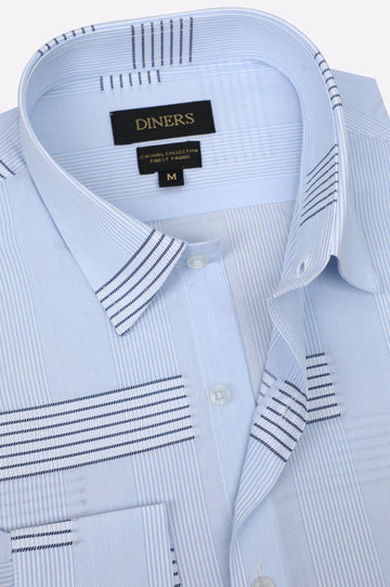 Multicolor Textured Casual Shirt