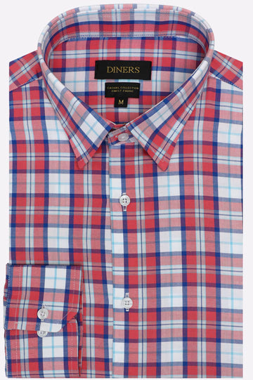 Multicolor Plaid Check Casual Shirt