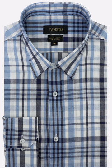 Multicolor Glen Plaid Check Casual Shirt
