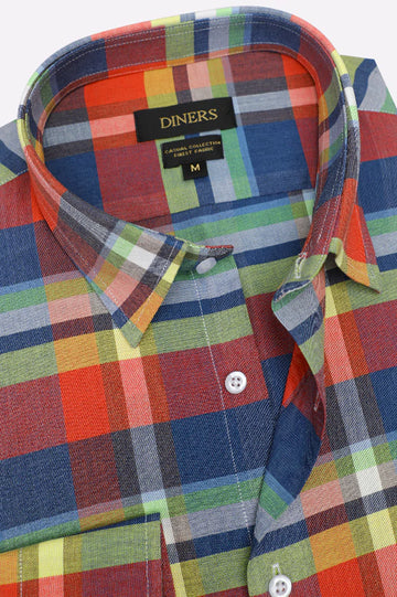 Multicolor Check Casual Shirt