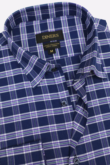 Multicolor Tattersall Check Casual Shirt