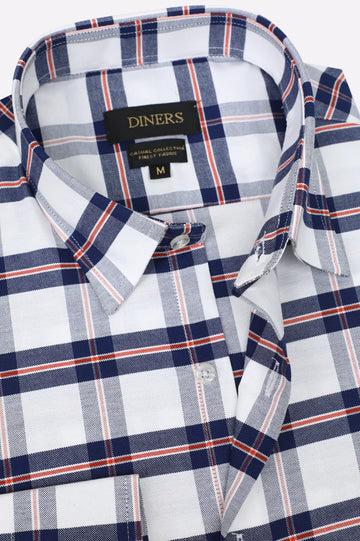 Multicolor Tattersall Check Casual Shirt