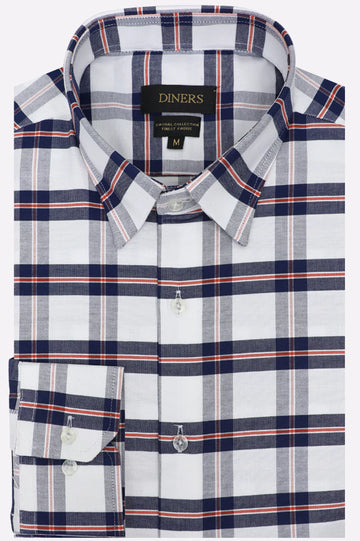 Multicolor Tattersall Check Casual Shirt