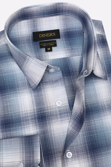 Multicolor Glen Plaid Check Casual Shirt