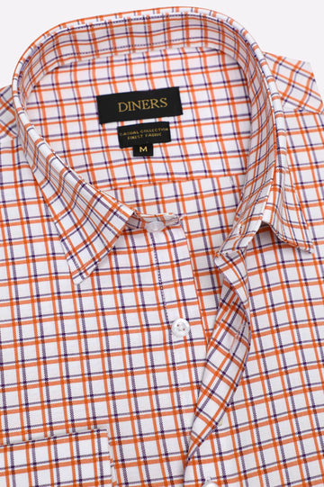 Multicolor Tattersall Check Casual Shirt