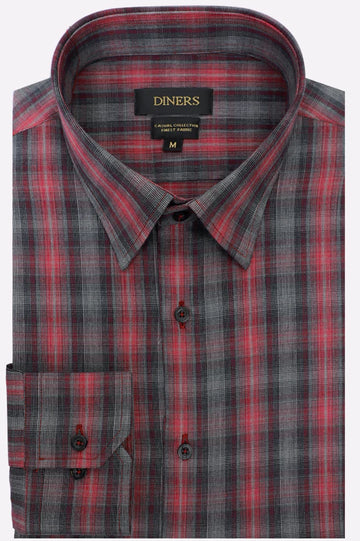 Multicolor Glen Plaid Check Casual Shirt
