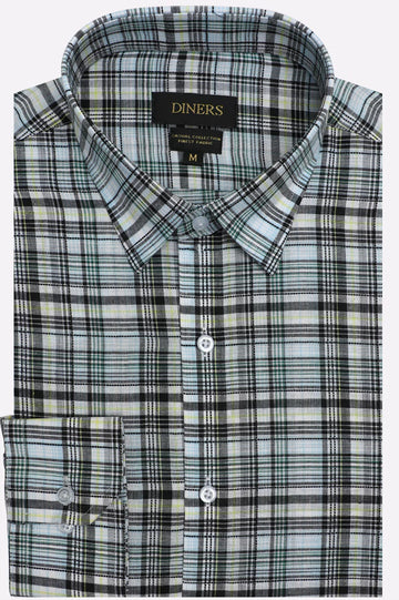 Multicolor Tartan Check Casual Shirt