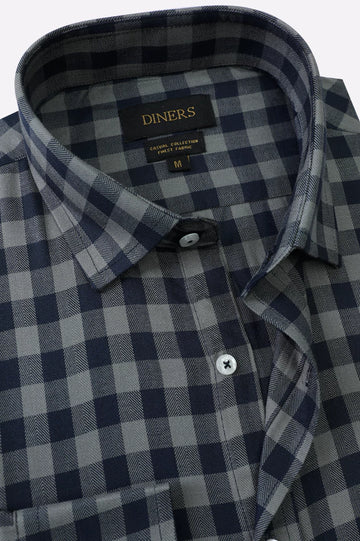 Multicolor Gingham Check Casual Shirt