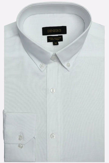 White Plain Casual Shirt