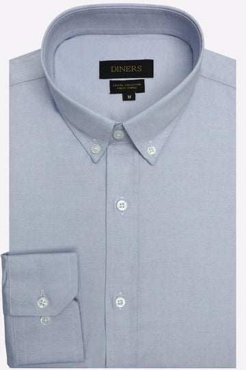 Sky Blue Plain Casual Shirt