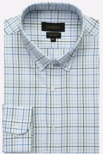 Multicolor Tattersall Check Casual Shirt