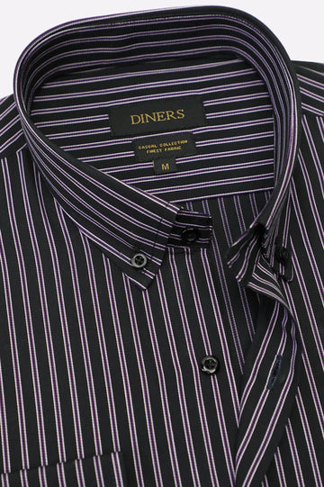 Multicolor Stripes Casual Shirt