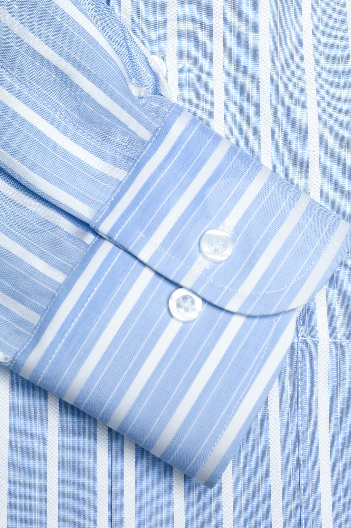 Light Blue Pencil Stripe Formal Autograph Shirt From Diners