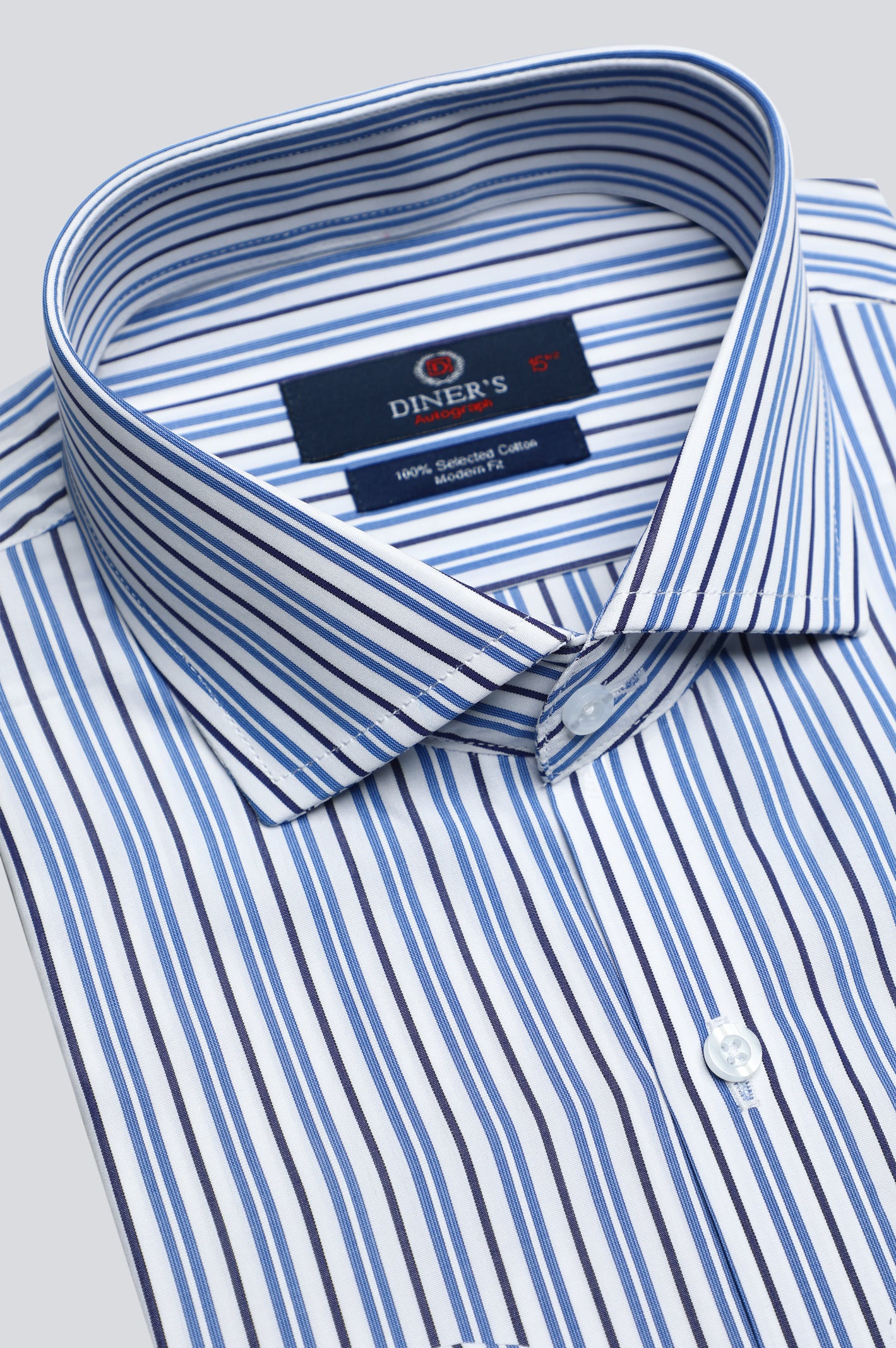 Multicolor Pencil Stripe Formal Autograph Shirt From Diners