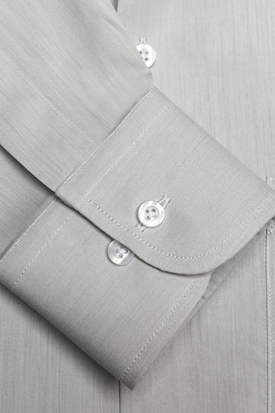 Beige Plain Formal Autograph Shirt From Diners