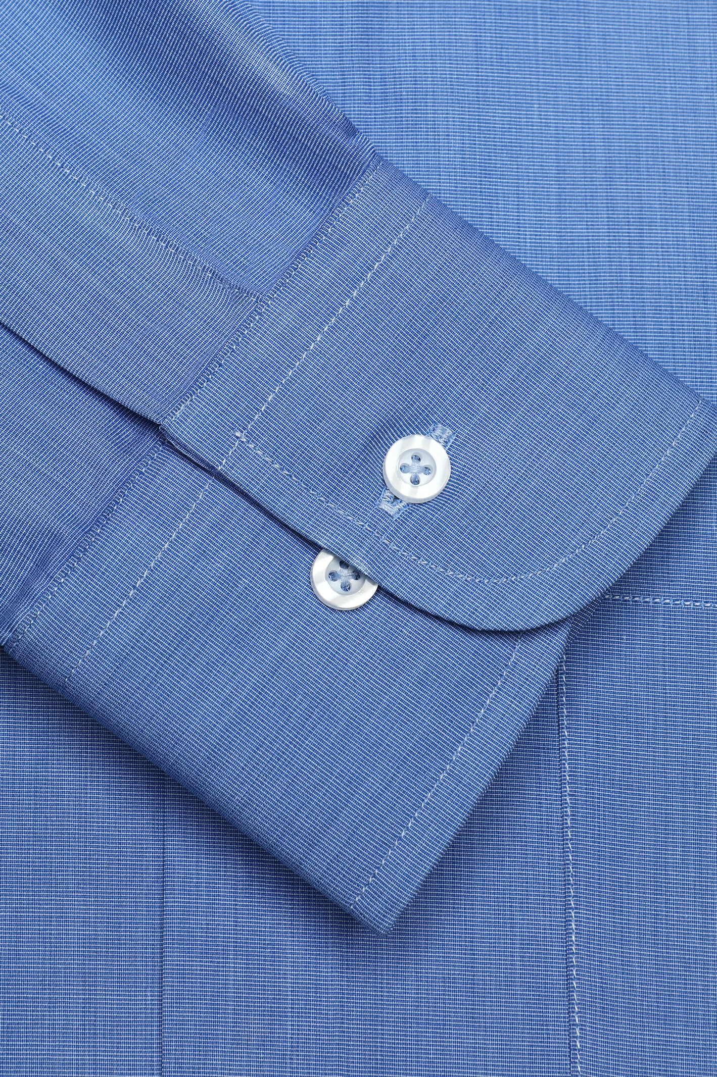 Blue Textured Formal Autograph Shirt From Diners