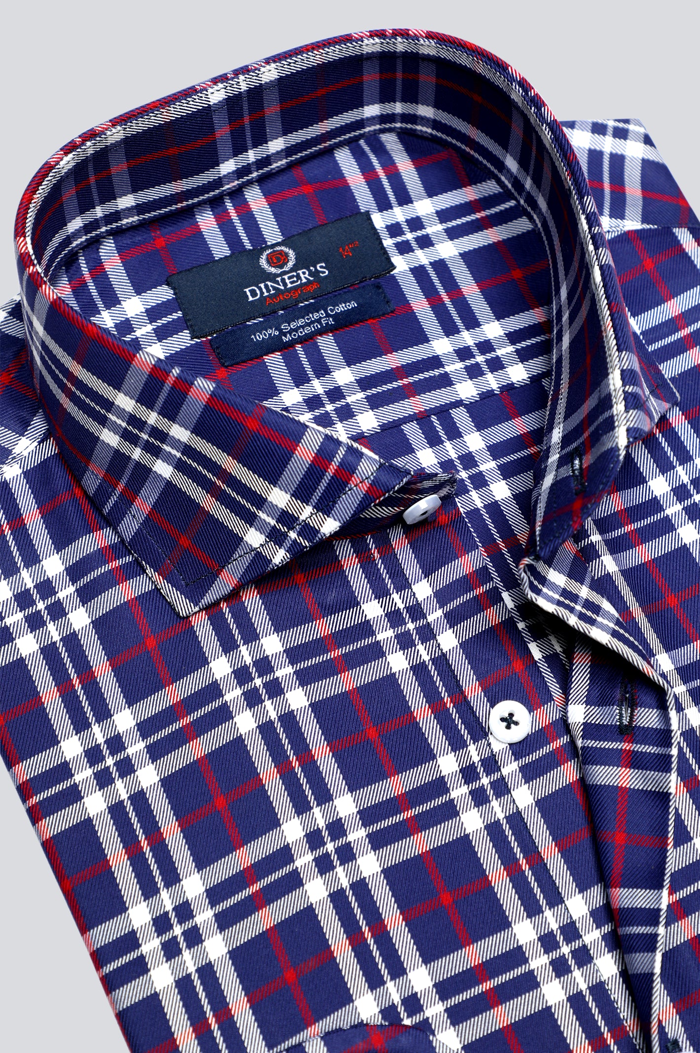 Multicolor Tattersall Check Formal Autograph Shirt From Diners