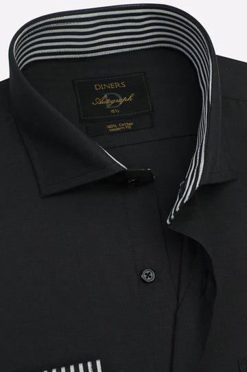Black Self Formal Autograph Shirt