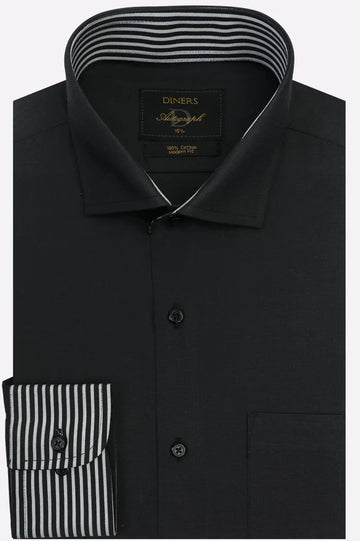 Black Self Formal Autograph Shirt