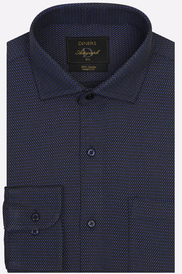 Multicolor Dobby Formal Autograph Shirt