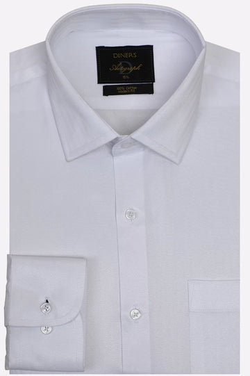White Dobby Formal Autograph Shirt