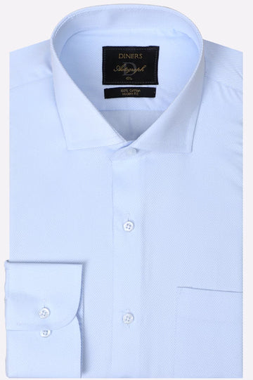 Sky Blue Dobby Self Formal Autograph Shirt
