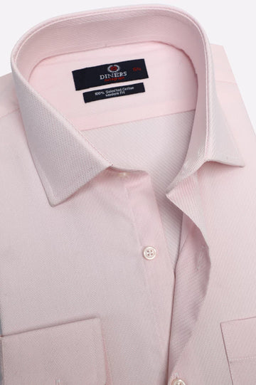 Pink Dobby Formal Autograph Shirt