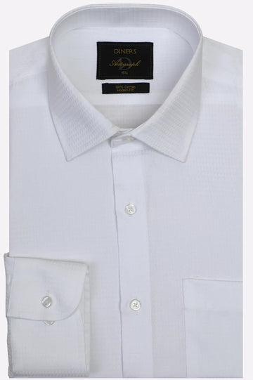 White Dobby Formal Autograph Shirt