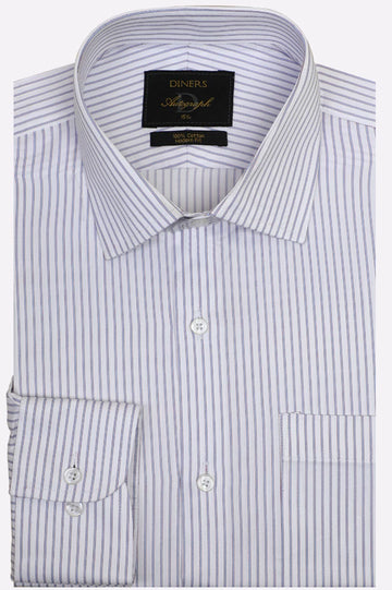 Multicolor Stripes Formal Autograph Shirt