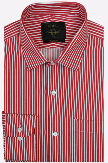 Red Stripe Formal Autograph Shirt