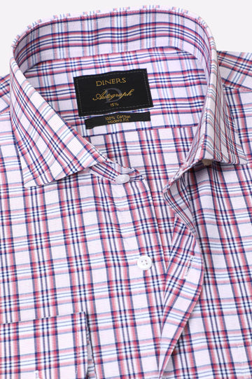 Multicolor Check Formal Autograph Shirt