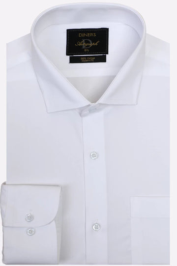 White Plain Formal Autograph Shirt