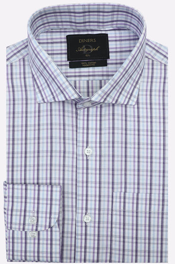 Multi Check Formal Autograph Shirt