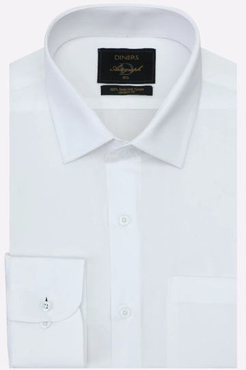 White Plain Formal Autograph Shirt