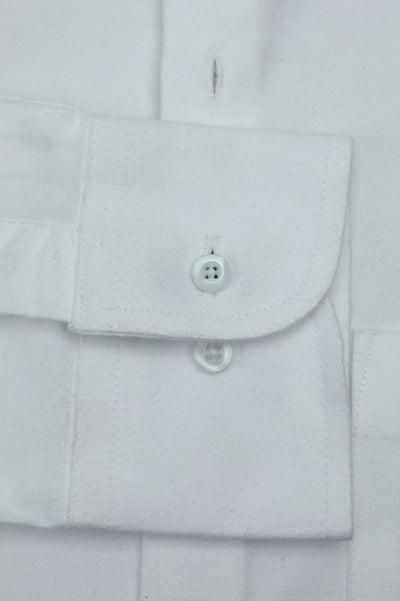 White Self Textured Formal Autograph Shirt