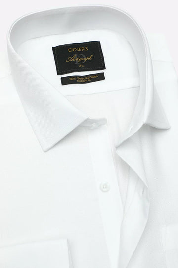 White Dobby Formal Autograph Shirt