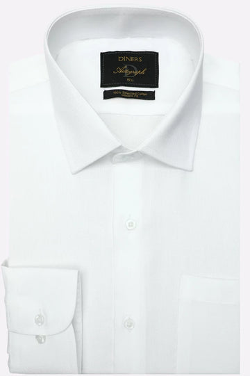 White Dobby Formal Autograph Shirt