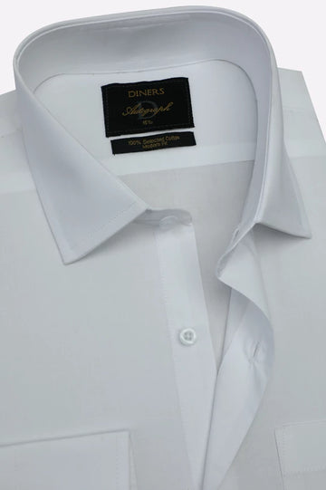 White Plain Formal Autograph Shirt